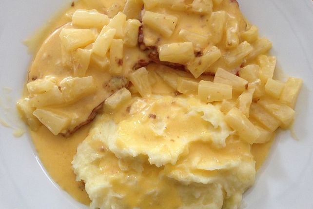 Kasseler mit Ananas in Sauce Hollandaise von ShirleyDiamond| Chefkoch