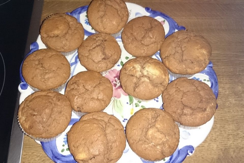 Bananen-Nutella-Muffins