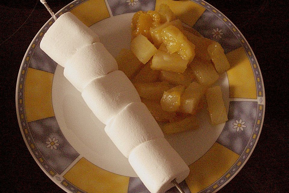 Karamellisierte Mango-Ananas