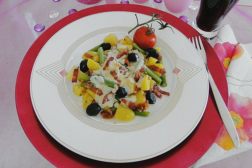 Mediterraner Bohnen-Kartoffel-Salat de Luxe