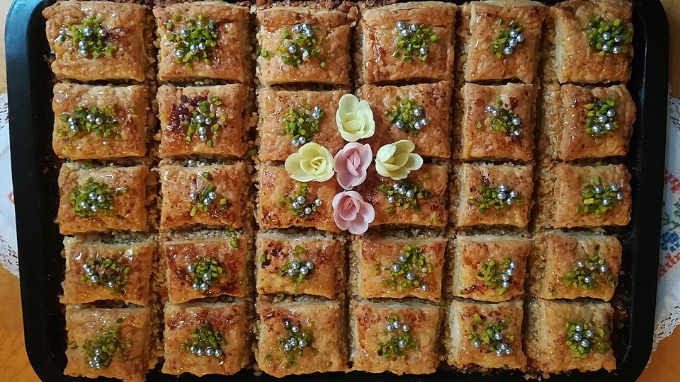 Turkische Baklava Mit Rosen Sirup Von Nika Chan Chefkoch 