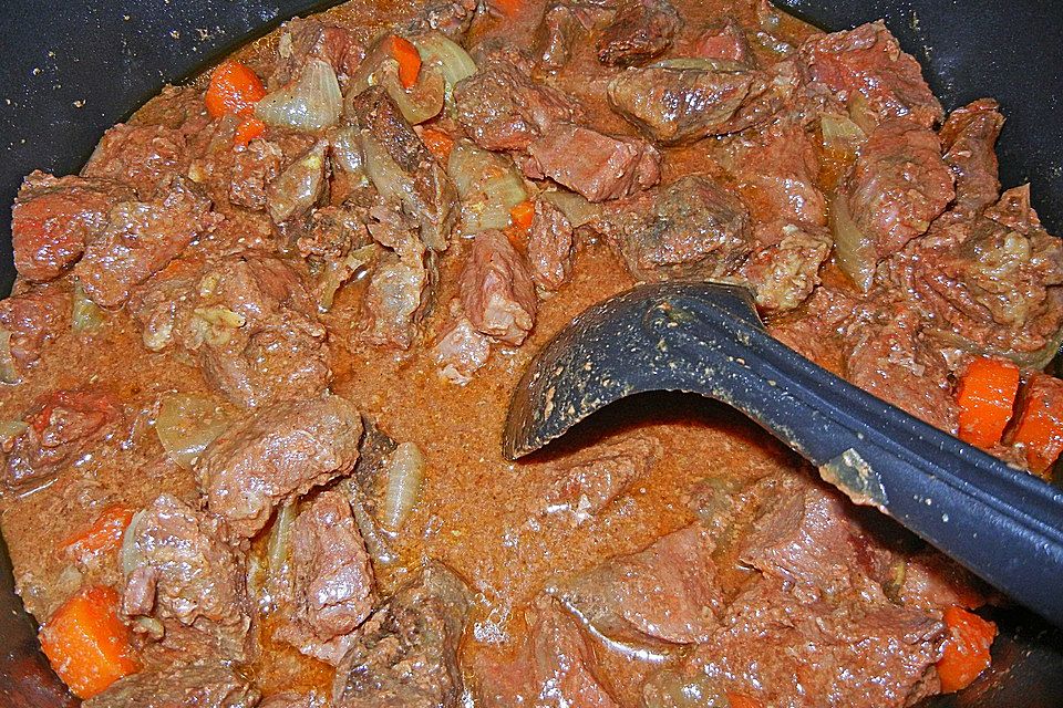 Gulasch im Bratschlauch