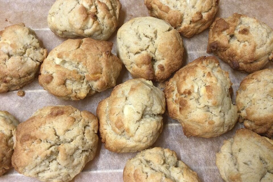 American Cookies mit weißer Schokolade