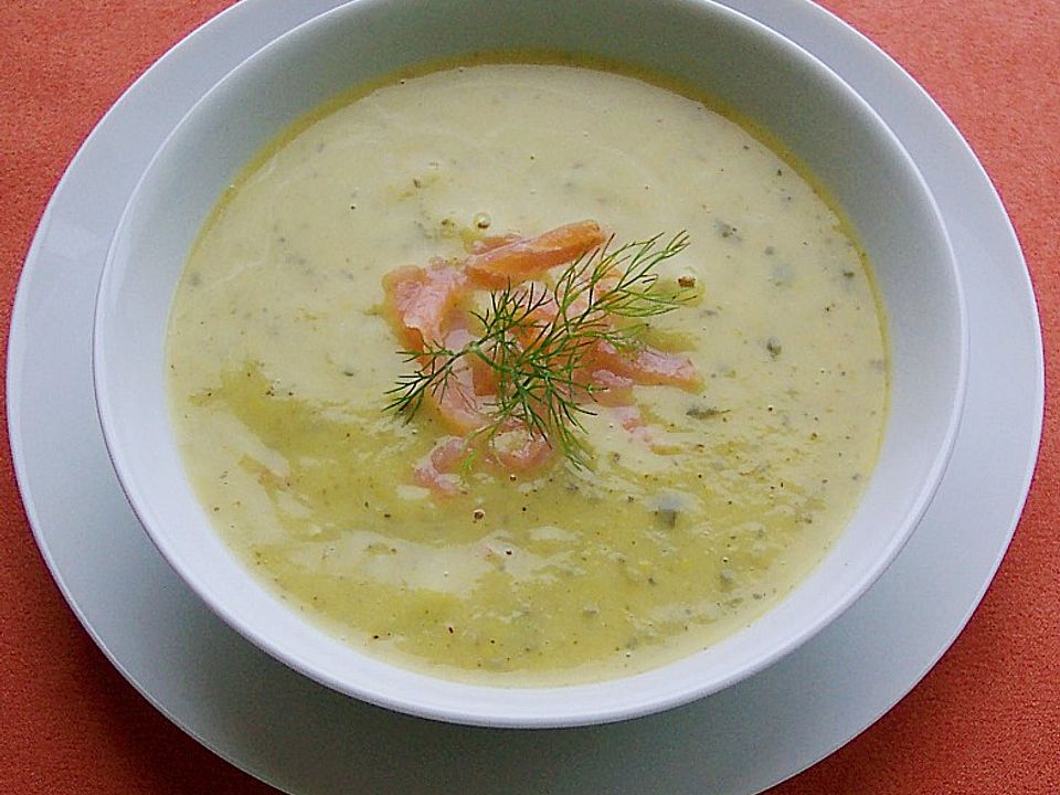 Zucchinicremesuppe mit Lachs von HolladieWaldfee| Chefkoch