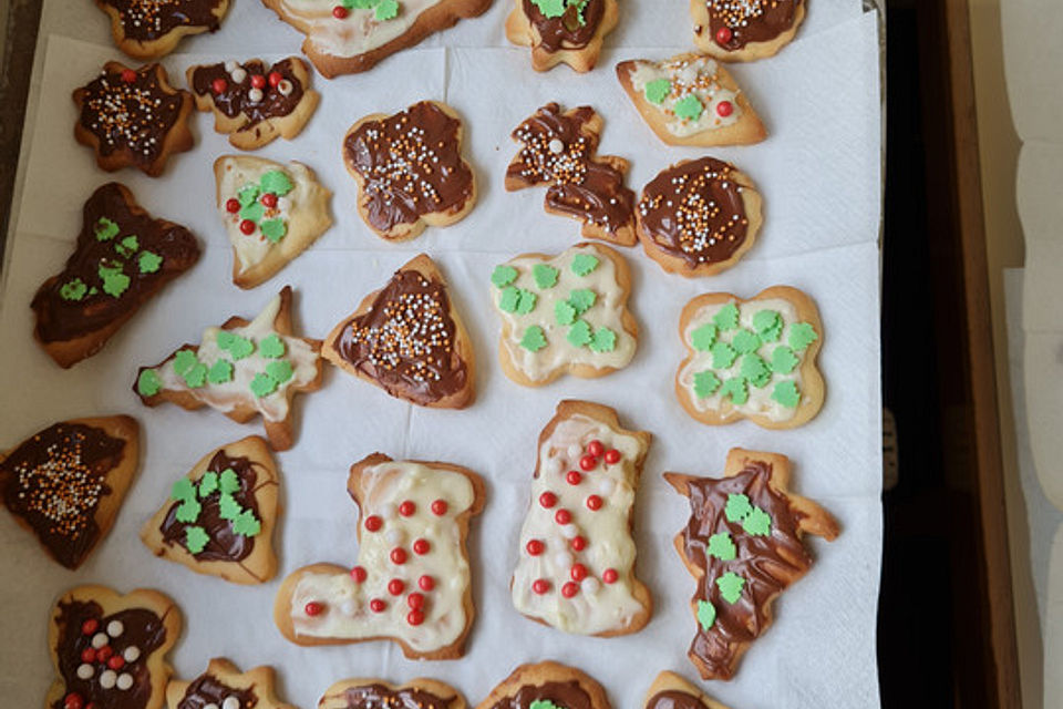 Butterplätzchen ohne Ei