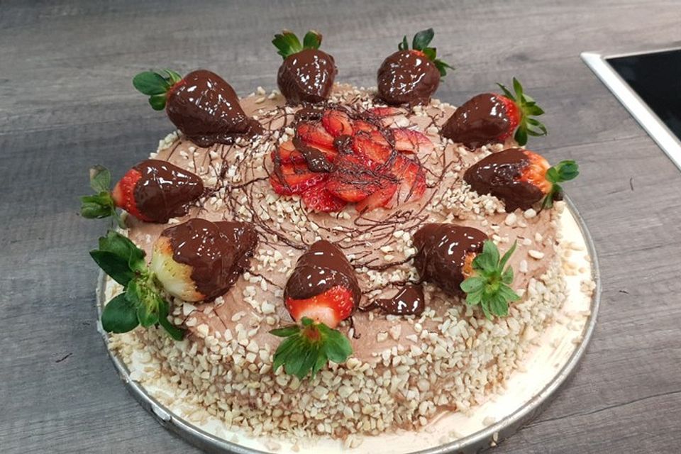 Erdbeer-Schokoladen Torte