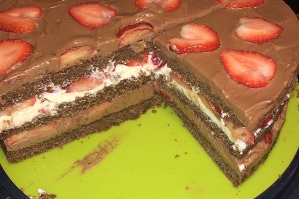 Erdbeer-Schokoladen Torte