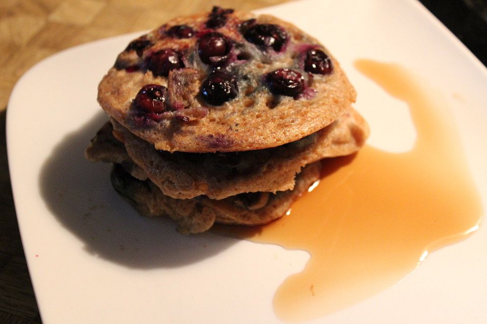 Blaubeer-Pancakes