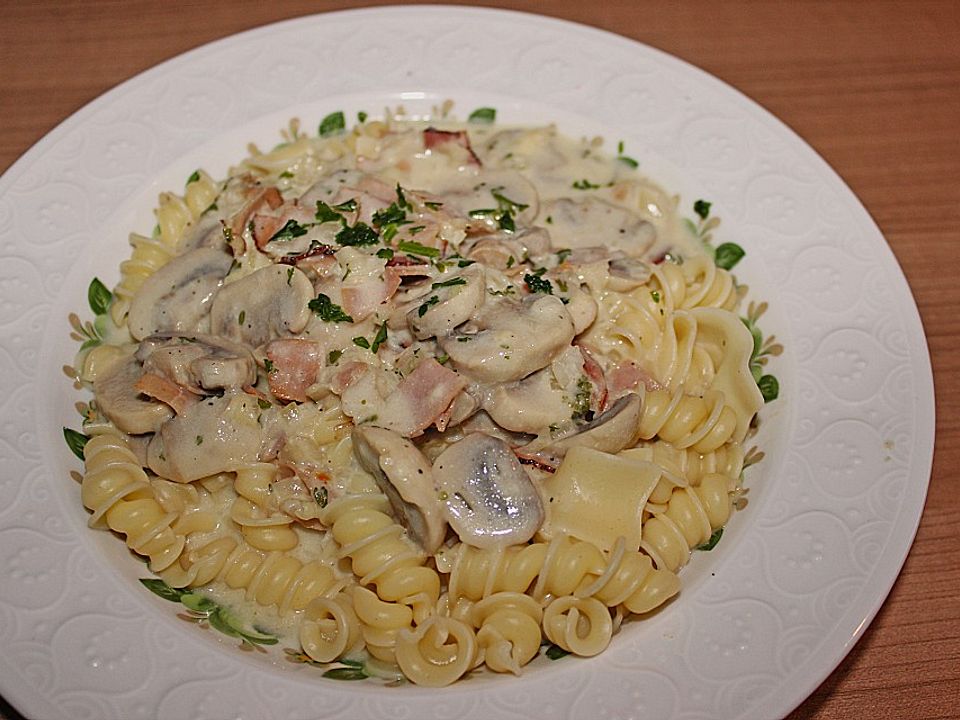 Speck-Champignon-Sauce von stefan030182| Chefkoch