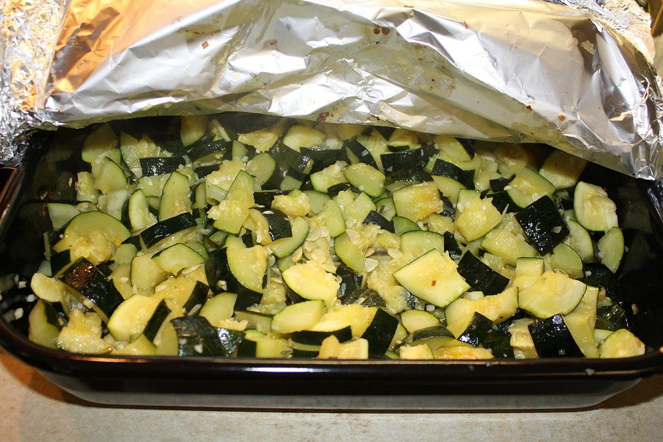 Zucchini aus dem Ofen