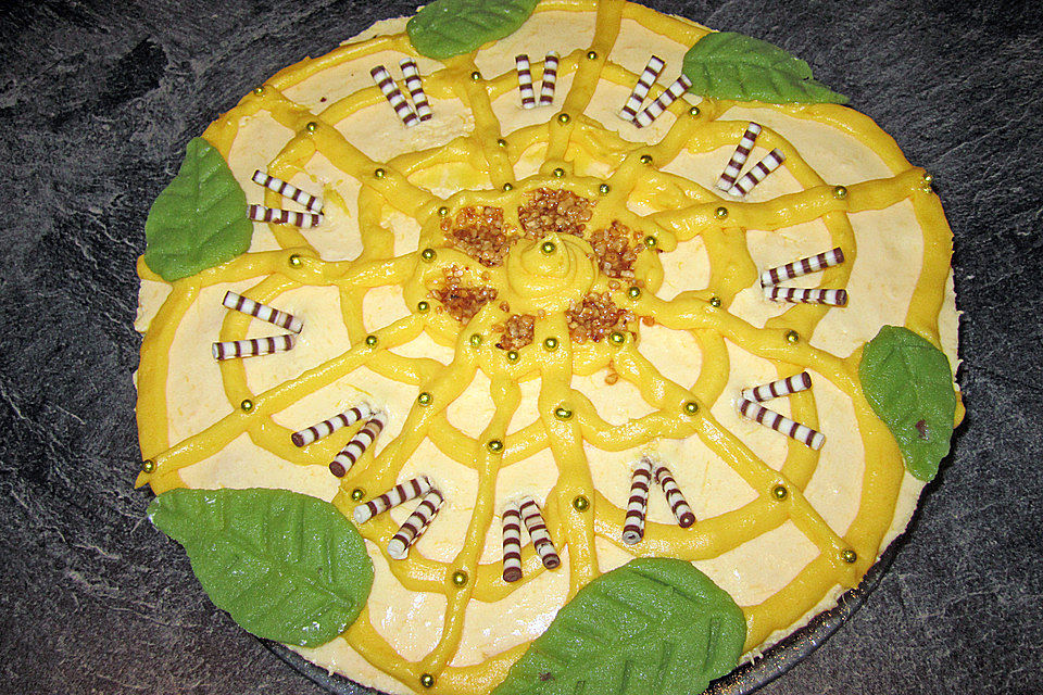 Mangotorte LIGHT mit Schoko-Knusperboden