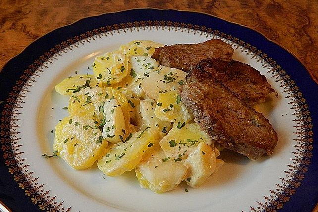 Entenbrust mit Sahnekartoffeln von Wiktorija| Chefkoch
