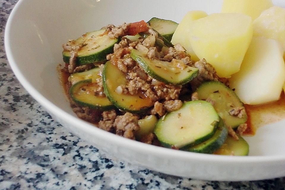 Zucchini-Pfanne