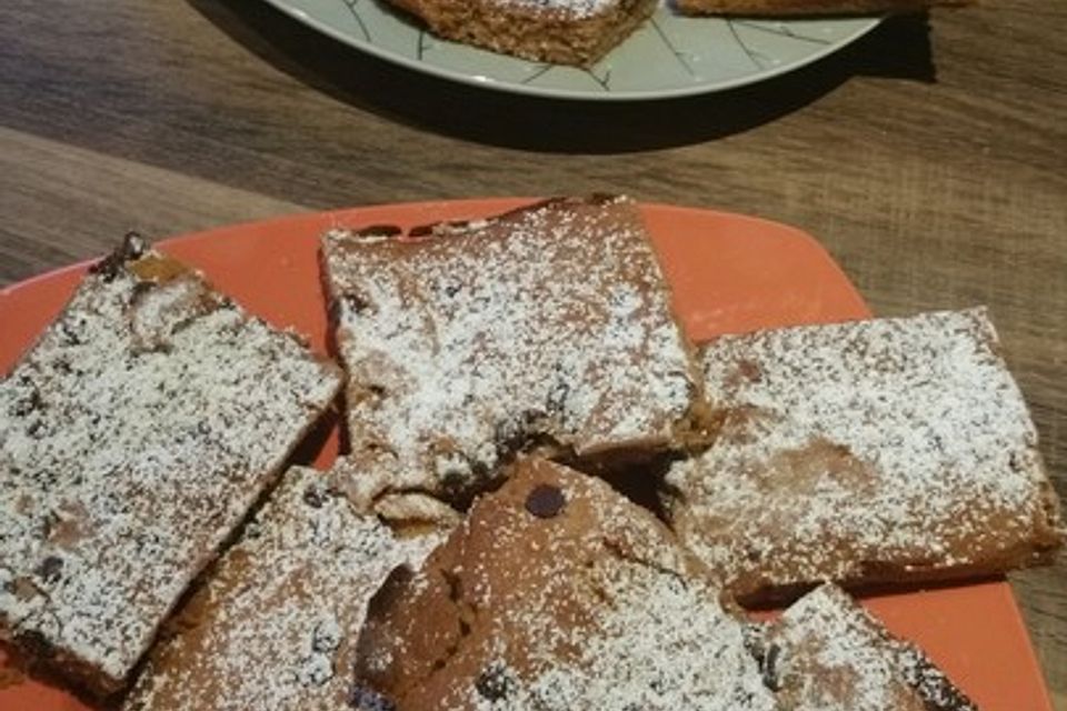 Lebkuchen-Kirsch-Schnitten