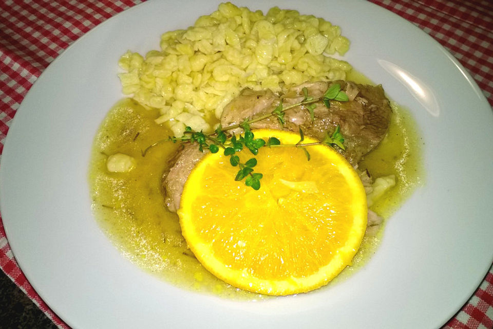 Schweinebraten andalusische Art