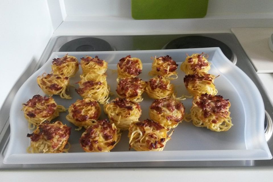 Spaghetti-Carbonara-Muffins