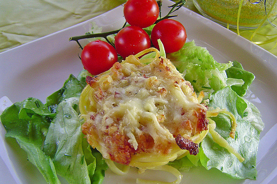 Spaghetti-Carbonara-Muffins