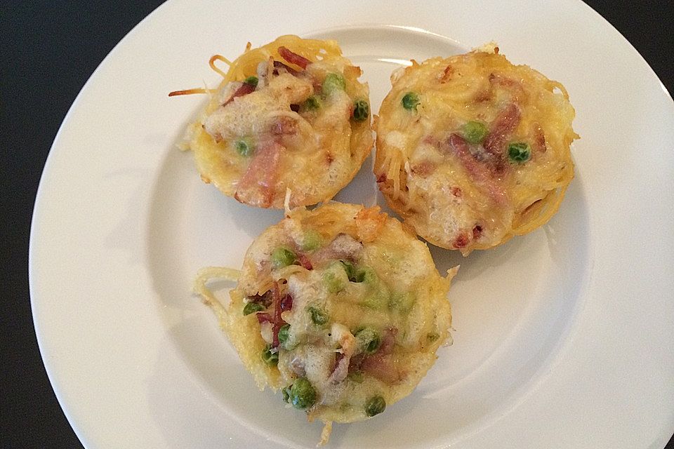 Spaghetti-Carbonara-Muffins