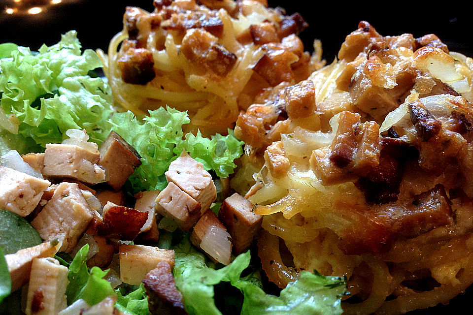 Spaghetti-Carbonara-Muffins