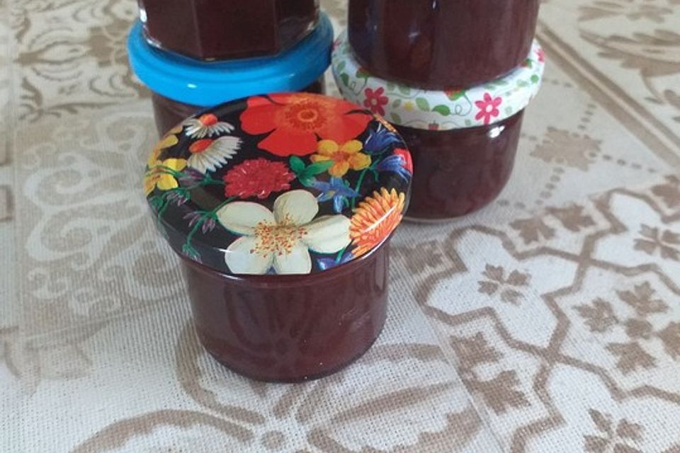 Feigenmarmelade mit Rotwein