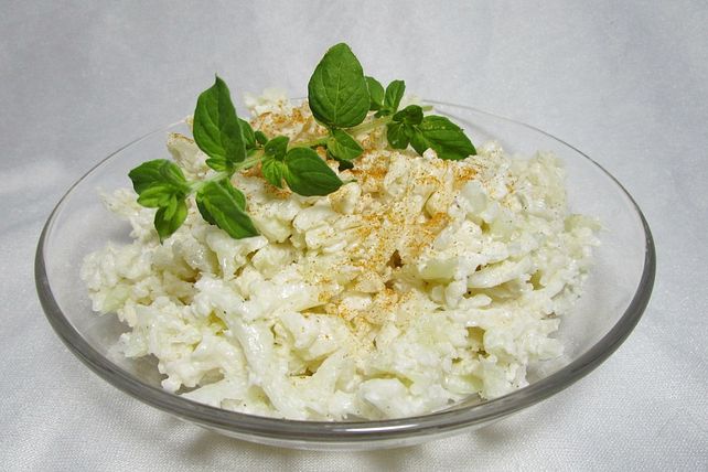 Blumenkohlsalat mit Joghurt-Mayo-Dressing von Gummibaerchen| Chefkoch