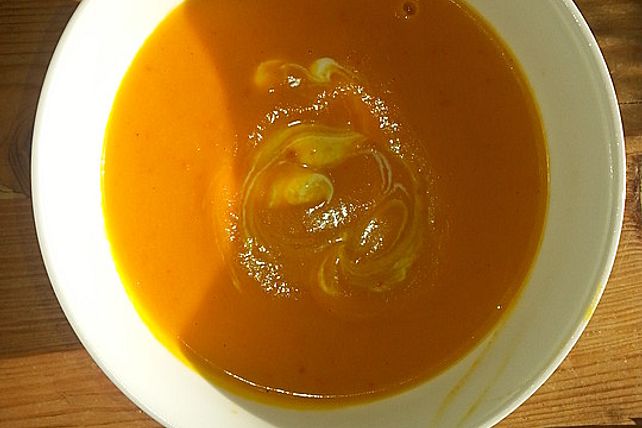 Kürbiscremesuppe mit Zimtcroutons von voiture_balai| Chefkoch