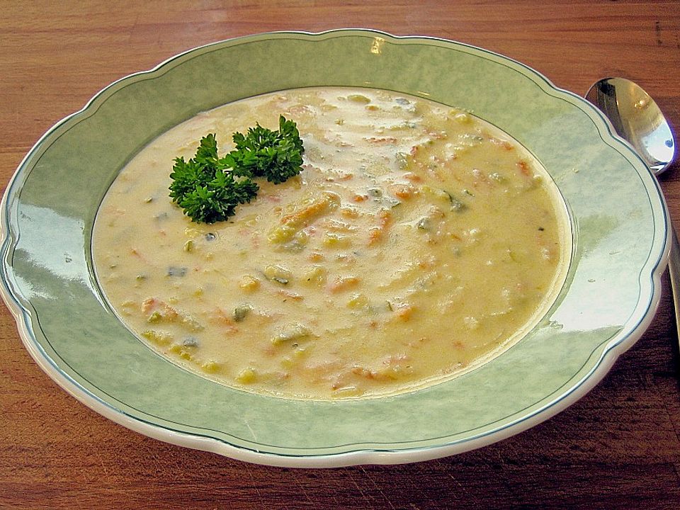 Суп с манкой. Grießsuppe. Badische.