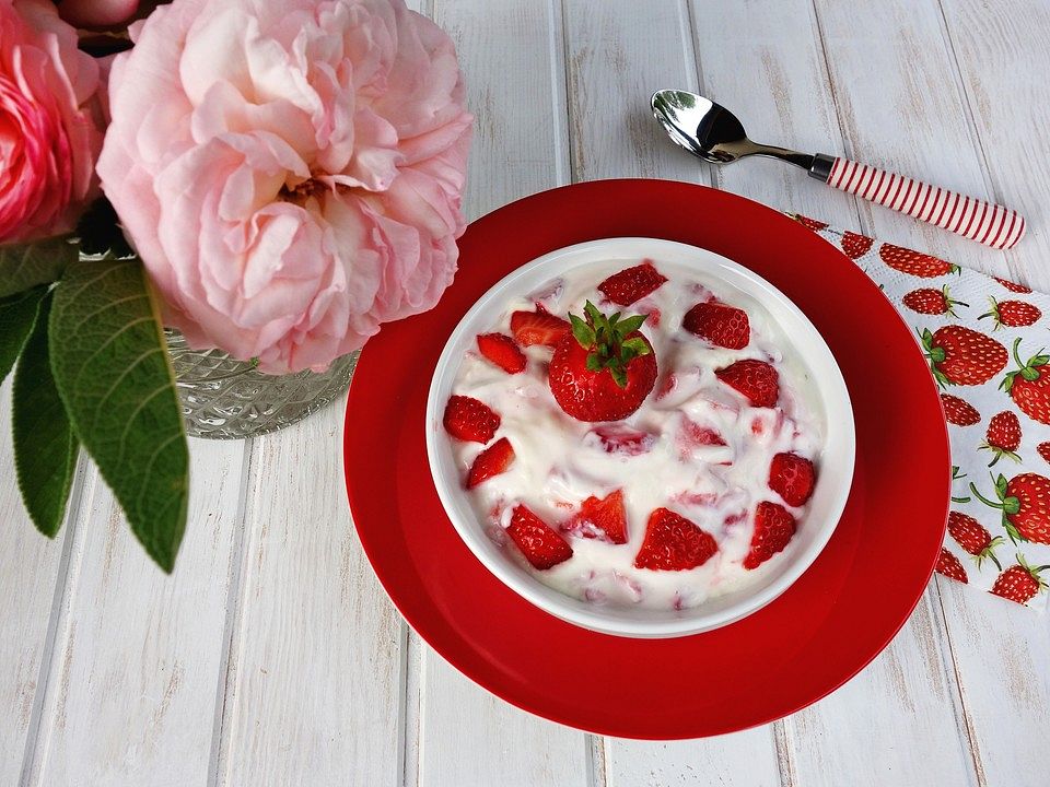 Joghurt mit Erdbeeren von Brinchen89| Chefkoch