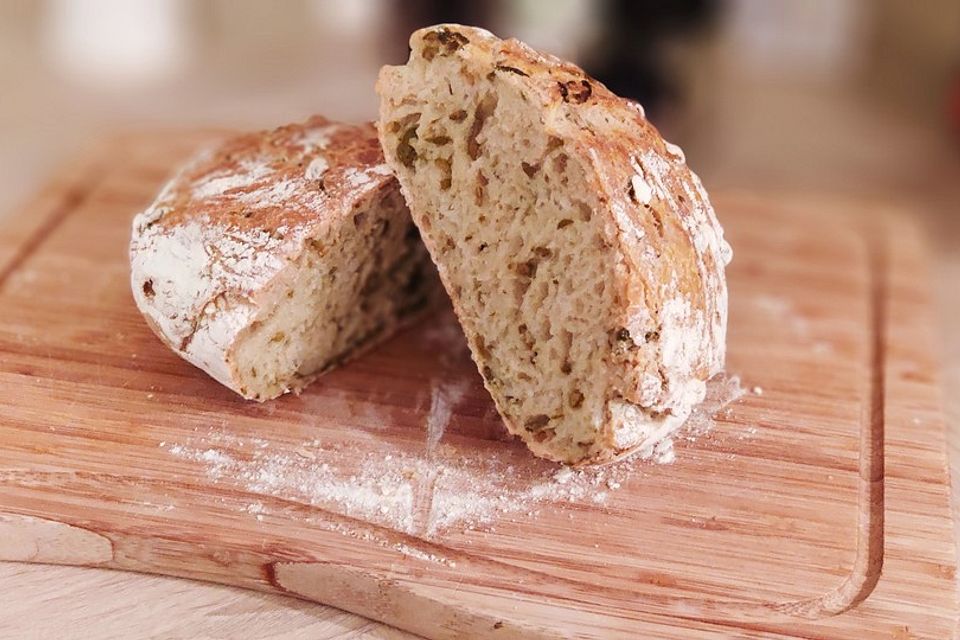 Knuspriges Oliven-Ciabatta