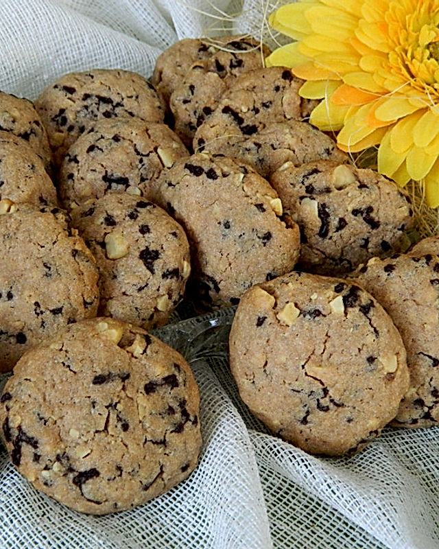 Schoko-Cookies mit Erdnuss