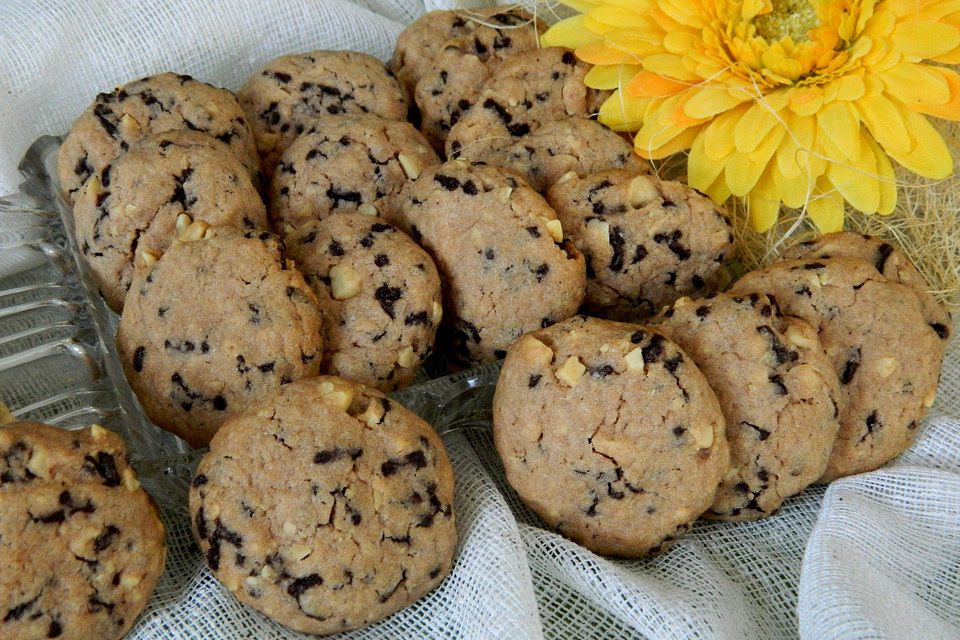 Schoko-Cookies mit Erdnuss