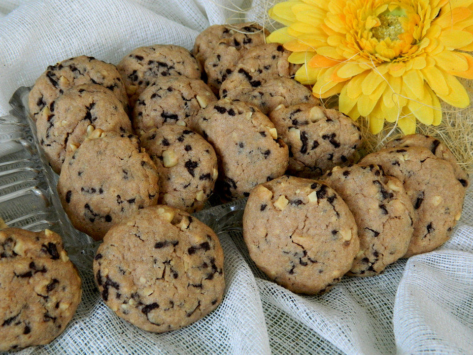 Schoko-Cookies mit Erdnuss| Chefkoch