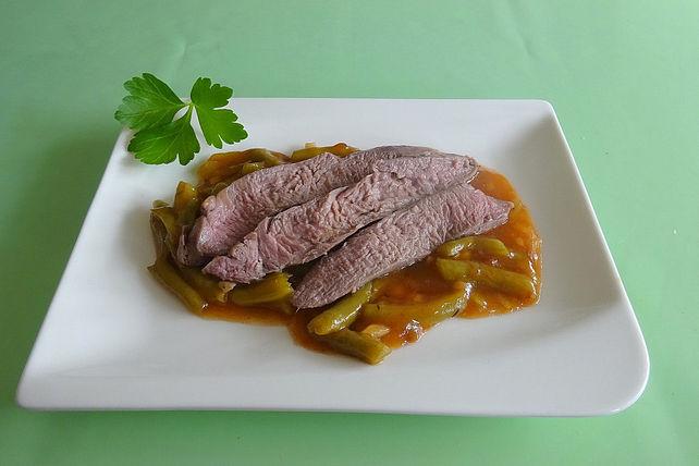 Ragout vom Lammfilet mit grünen Bohnen von LuzieLiesel| Chefkoch