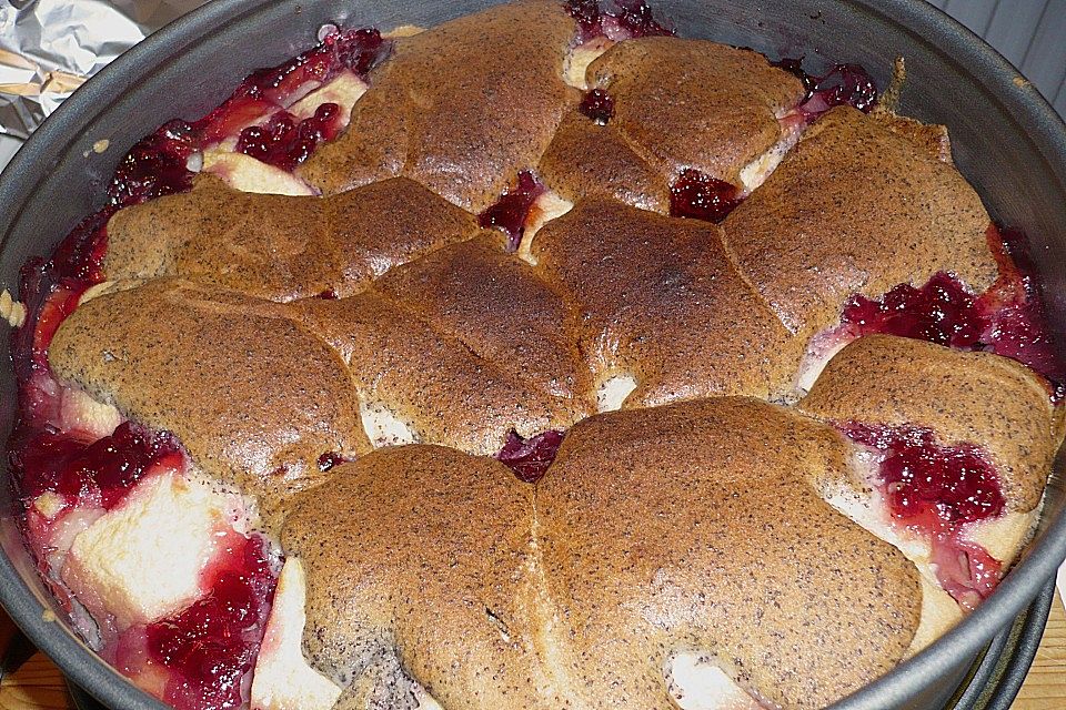 Apfel - Mohn - Kuchen