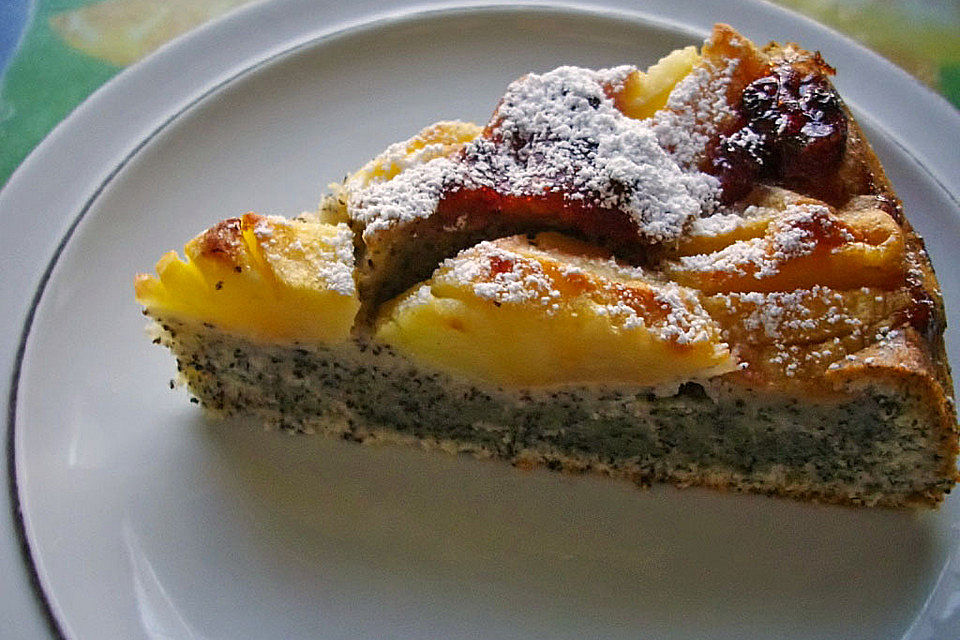 Apfel - Mohn - Kuchen