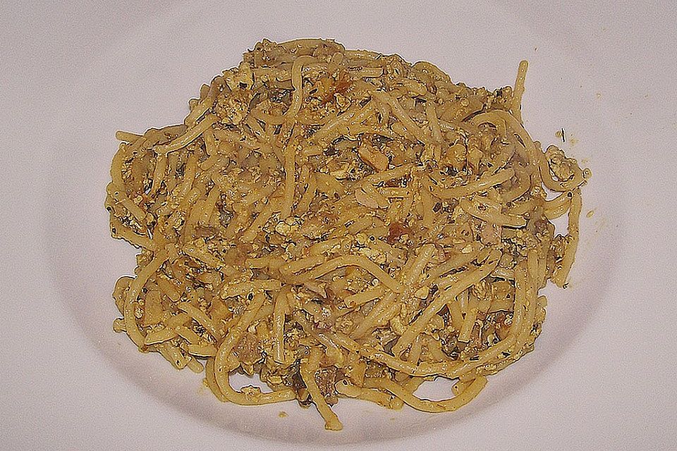 Spaghetti mit Maroni und Steinpilzen