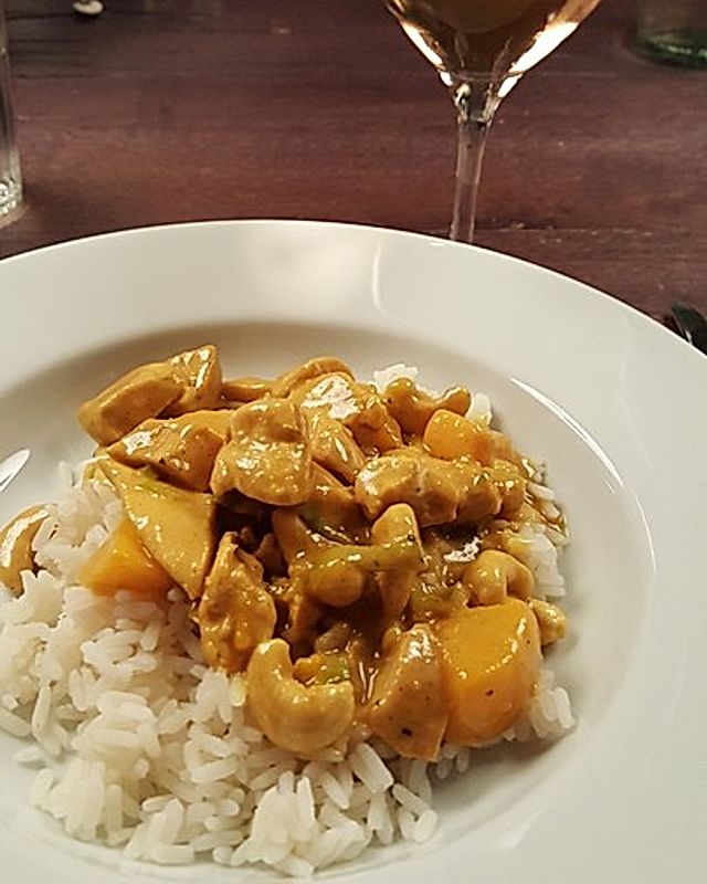 Puten-Pfirsich-Curry