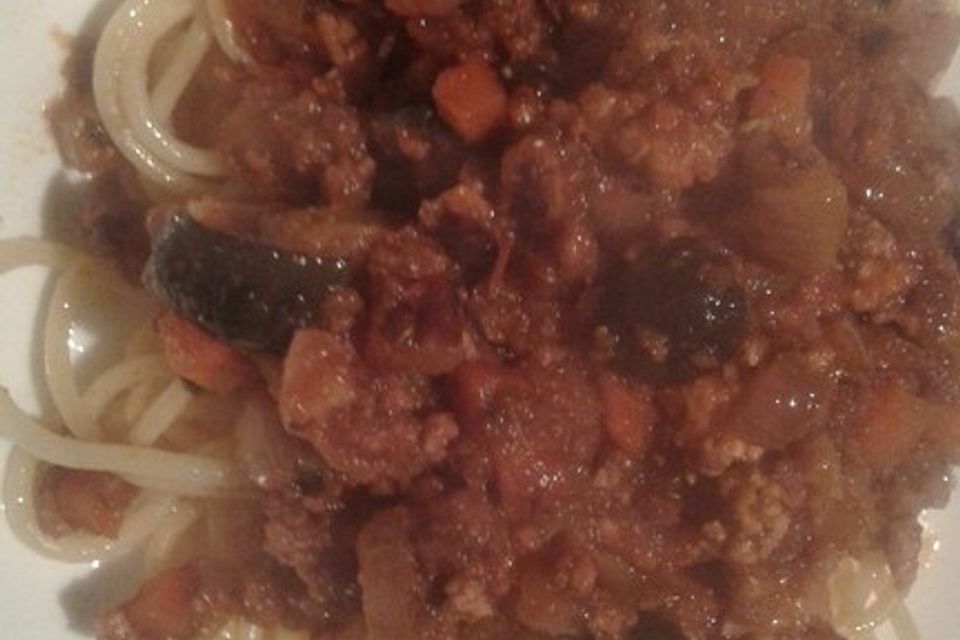 Pasta Bolognese, vegetarisch bzw. vegan