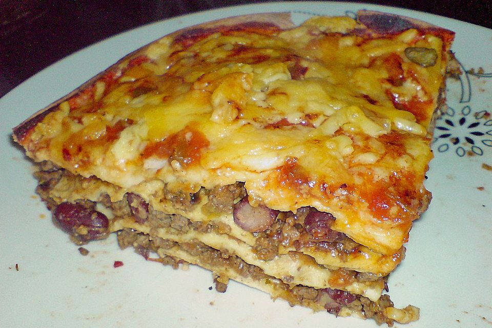 Mexikanische Beef Lasagne