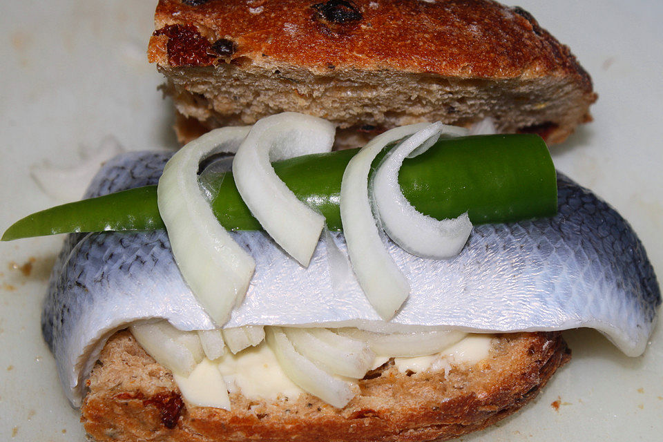 Fischbrötchen wie vom Jahrmarkt