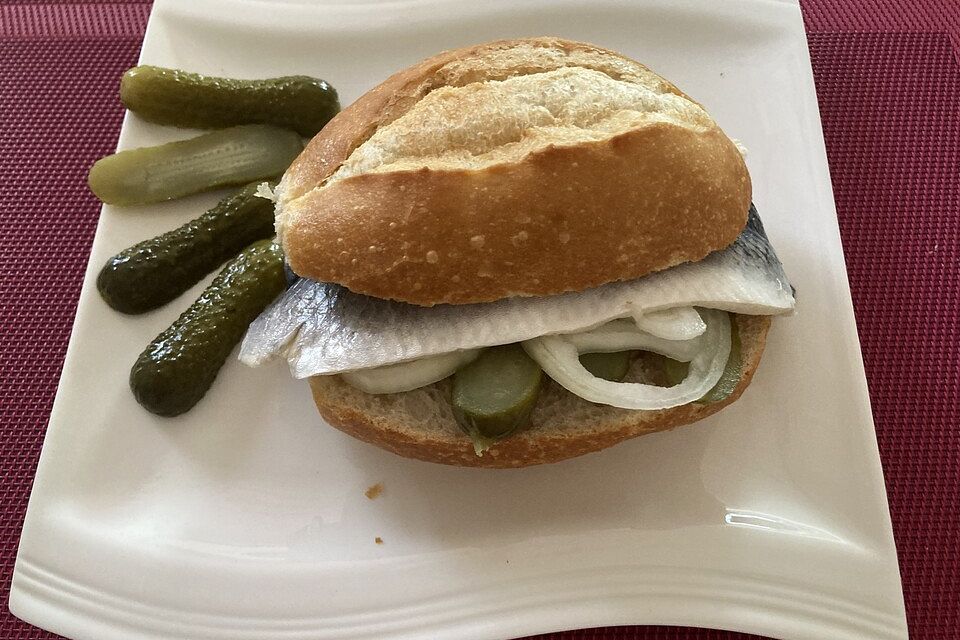 Fischbrötchen wie vom Jahrmarkt