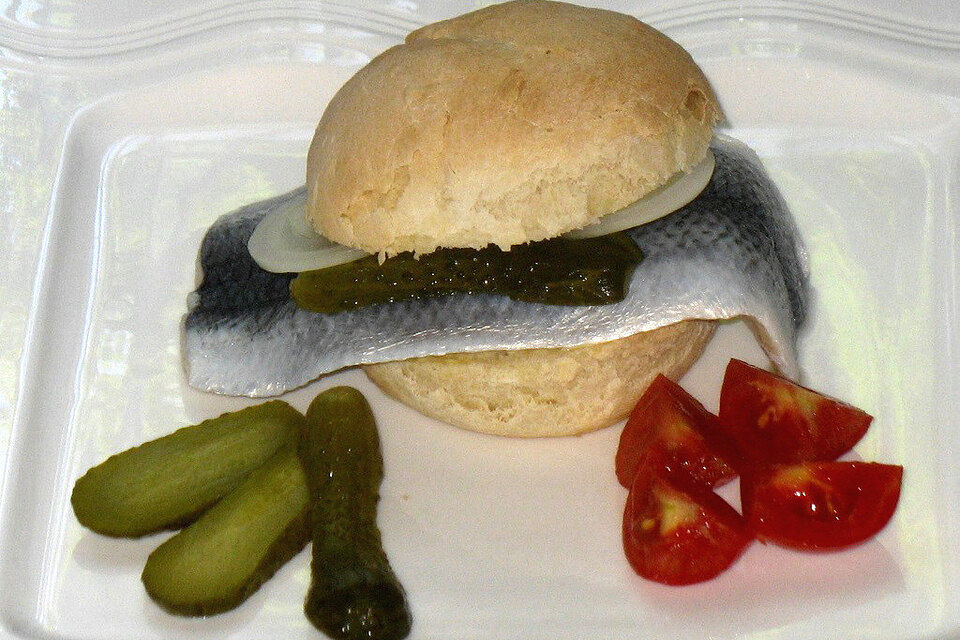 Fischbrötchen wie vom Jahrmarkt