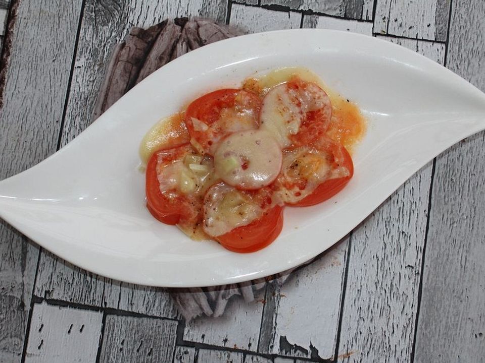 Knoblauch-Tomaten mit Käse von theminx| Chefkoch