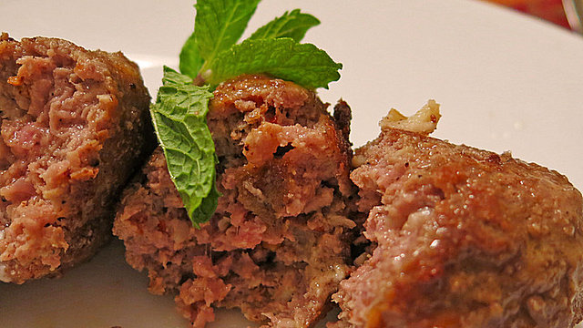 Spieße mit Lammhackfleisch und Schafskäse von DieKalimera