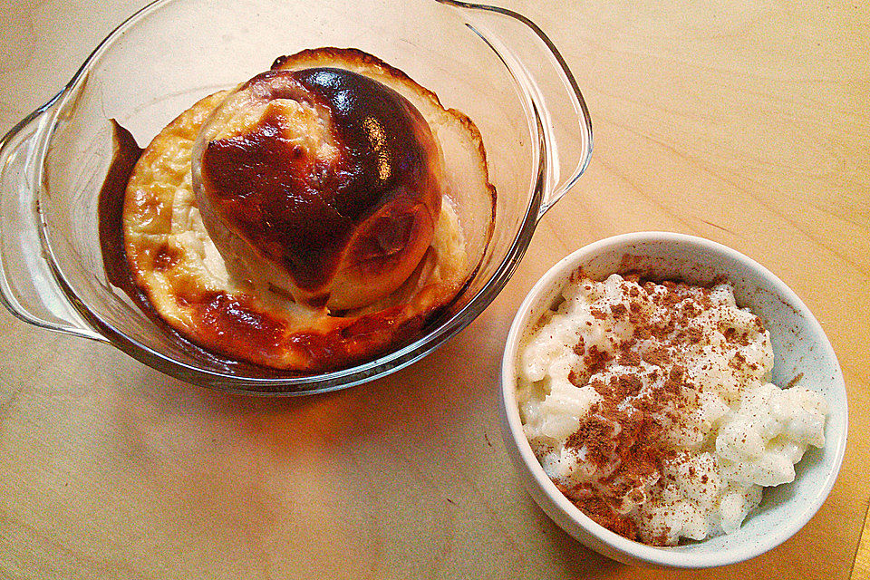 Bratäpfel mit Quark - Mandel Füllung