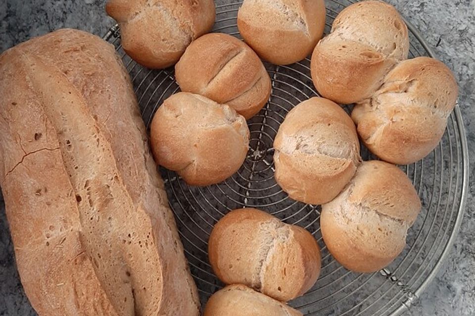 Mischbrot mit Sauerteig