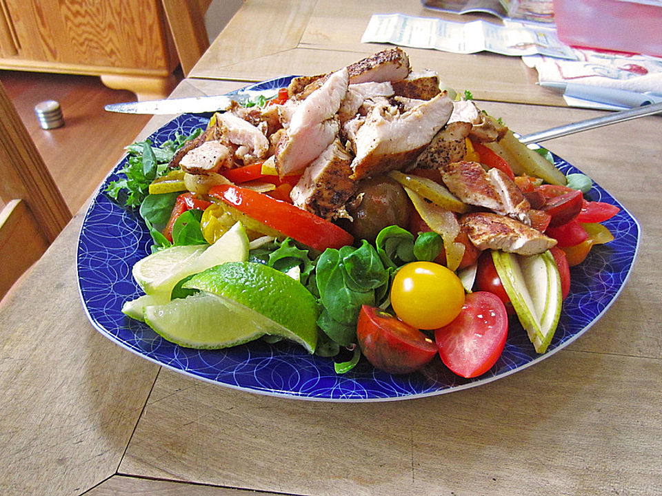 Hühnchenbrust mit Salat von Maxe777| Chefkoch