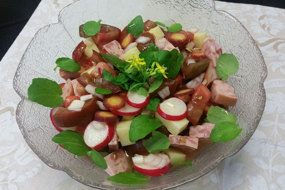 Ländlicher Wurstsalat