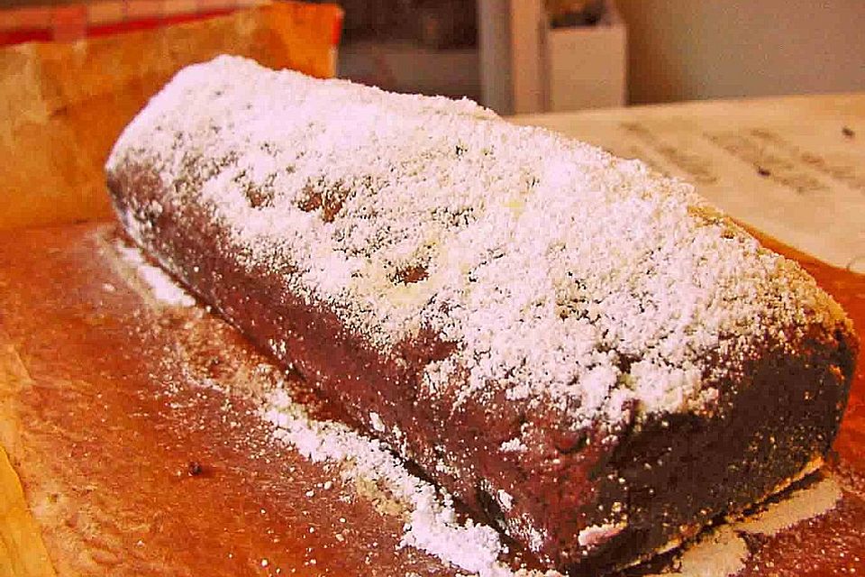 Schoko-Marzipan-Stollen