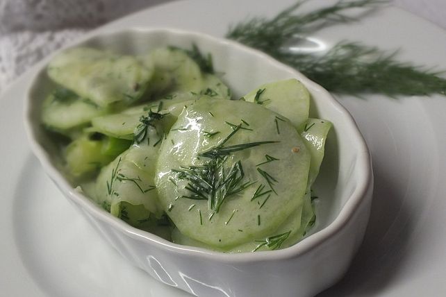Dill-Gurken-Salat| Chefkoch